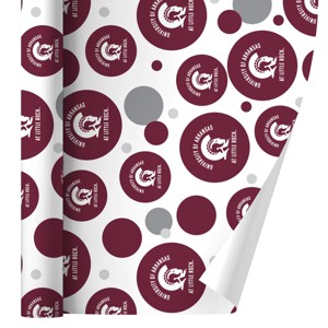 University of Arkansas at Little Rock Trojans Logo Premium Gift Wrap Wrapping Paper Roll 30x72 - 1 of 4