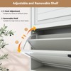 Shoe Cabinet with 3 Flip Drawers & 2 Drawers, Freestanding Shoe Storage Cabinet for Entryway, Shoe Organizer Cabinet, Narrow Shoe Rack - 4 of 4