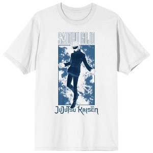 Jujutsu Kaisen Satoru Gojo Strongest Sorcerer Men’s White Short Sleeve Tee - 1 of 4