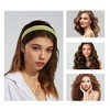Unique Bargains Women's Fashion Faux Pearl Different Designs Headbands Set 3 Pcs - 4 of 4
