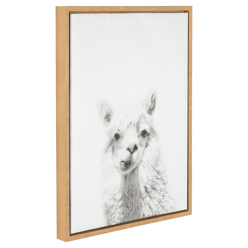 24" x 18" Alpaca Framed Canvas Art - Uniek, 3 of 6