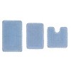 Casual Elegence Collection Cotton Reversible Tufted Set of 3 Bath Rug Set - Home Weavers - 2 of 4