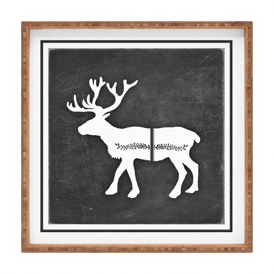 Monika Strigel Farmhouse Reindeer Tray - Deny Designs
