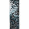 Modern Abstract Rug - Non-Slip TPR Backing Contemporary Carpet Low Pile Thin Soft Floor Mat Non-Shedding Office Open Space Floor Covering - 2 of 4