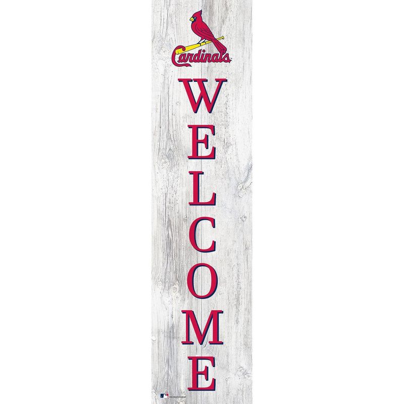 MLB St. Louis Cardinals 48&#34; Welcome Leaner, 1 of 4