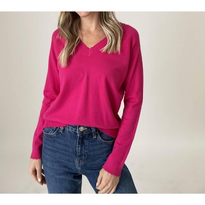 Women's Andrea V-Neck Sweater - SIX/FIFTY