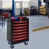 Maggift 7-Drawer RollingTool Boxes with Keyed Locking System, Ball Bearing Drawer Slides, Steel Tool Storage Box for Office, Red, 20.9"*13"*30.5" - 4 of 4
