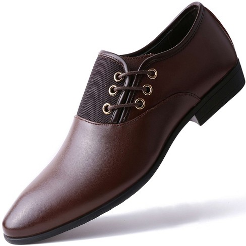 Mio Marino - Men's Side Tie Dress Shoes - Chocolate, Size: 9.5 : Target