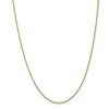 Black Bow Jewelry 2mm 10k Yellow Gold Solid Cable Chain Necklace - 3 of 4
