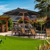 Yescom 13FT Large Outdoor Patio Umbrella UV30+ Wood 8 Rib Pole for Table Beach Yard Garden Wedding Deck Cafe Pool yellow - 2 of 4