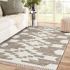 Luxe Weavers South Western Fringe Geometric Indoor Area Rug - 2 of 4