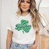 Simply Sage Market Women's Teacher Checkered Shamrock St. Patrick's Day Short Sleeve Graphic Tee - 2 of 3