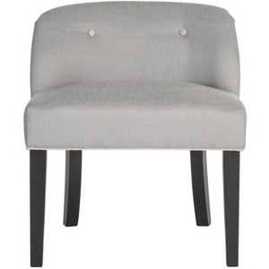 Bell Vanity Chair - MCR4203 - Artic Grey/Taupe - Safavieh Couture - 1 of 4