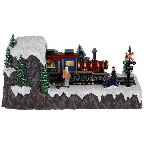 Musical christmas train store set