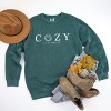 Simply Sage Market S.W.Smiley Cozy Outline Garment Dyed Sweatshirt - 3 of 4