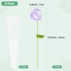 Unique Bargains Handmade Crochet Durable Colorful Artificial Flowers - 3 of 4
