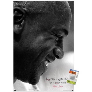 Trends International Michael Jordan - Always Positive Unframed Wall Poster Prints - 1 of 4