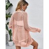 Women Crochet Lightweight Cardigan Cover Up Open Front Long Sleeve Summer Cardigans 2024 - 2 of 4