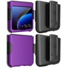Nakedcellphone Combo for Motorola RAZR+ 2023 (RAZR PLUS) - Slim Case and Belt Clip Holster Combination - 4 of 4
