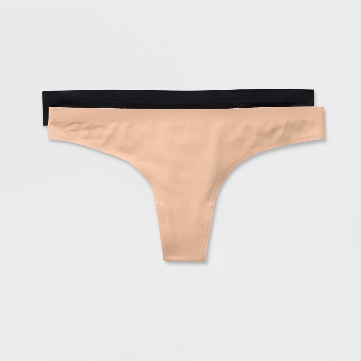 Women's 2pk Luxury Collection Brushed Micro Thong Underwear - Auden™