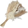 Alilang Decorative Dried Floral Bouquet with Natural Textures for Home Decoration and Centerpieces, 17 Inches - White - 3 of 4