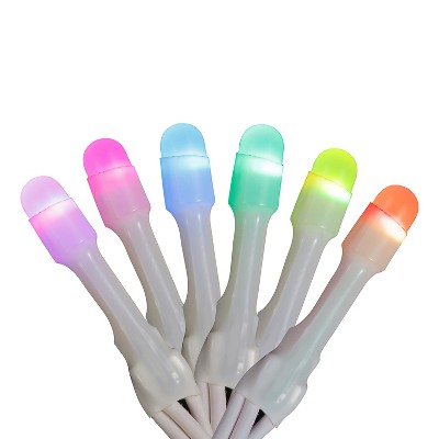 Lumations Twinkly App Controlled Icicle Style RGB LED Lights w/ Wifi & Bluetooth Connectivity for Holiday Decoration and more, 50 LED, Multi Color