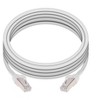 Monoprice Cat6A Ethernet Patch Cable - 15 Feet - White | Snagless, Double Shielded, Component Level, CM, 30AWG - SlimRun Series - 4 of 4
