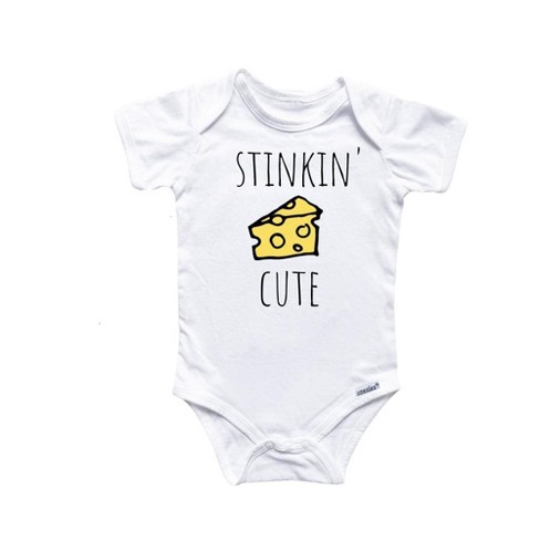 Cheese Onesie® Baby Boy Girl Clothes Infant Bodysuit Funny Cute Newborn GS1 - image 1 of 3