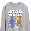 Men's - Star Wars - Easter Logo -Men's Long Sleeve Graphic T-Shirt Long Sleeve Graphic T-Shirt - 2 of 4