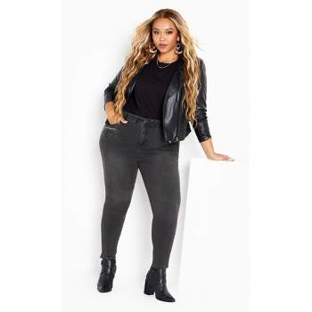 Women's Plus Size Wild Beauty Jean - smoke | ARNA YORK