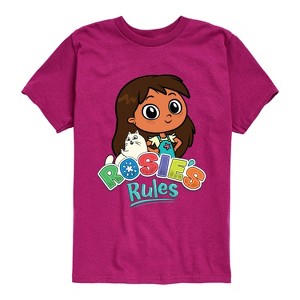 Boys' - Rosie's Rules - Rosie And Logo Short Sleeve Graphic T-Shirt - 1 of 3