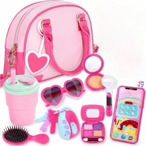 Toy with Pretend Makeup, Play Purse for Birthday Christmas Gifts For Multicolor Standard - 1 of 4