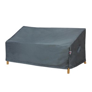 Summerset Shield Titanium 3-Layer Polyester Water Resistant Outdoor Sofa Cover - Dark Grey - 1 of 4