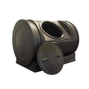 Good Ideas Compost Wizard Jr 7 Cubic Feet Outdoor Home Garden Compost Bucket Storage Container with Carrying Handles, Black - 1 of 4