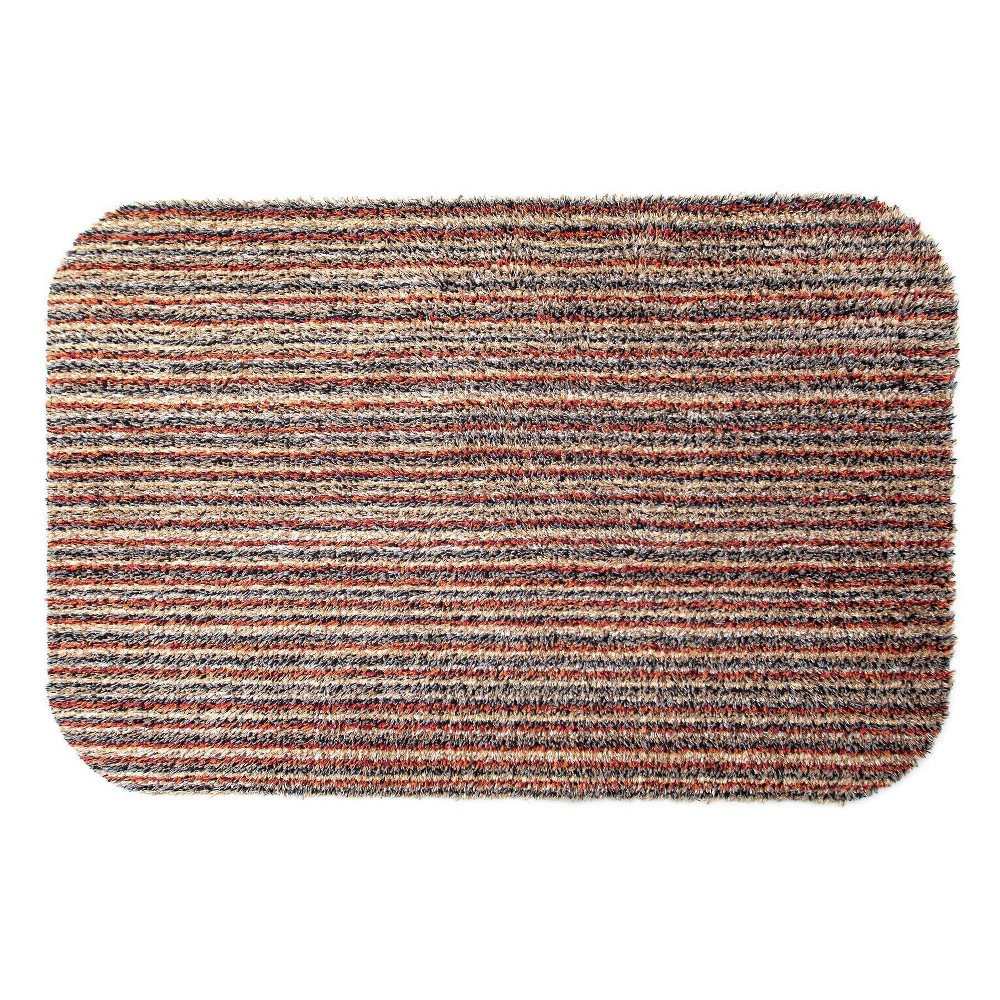 Photos - Area Rug 19" x 29" Indoor/Outdoor Muddle Mat Striped - Ultimate Innovations: Entrance, Absorbent, Recycled Materials