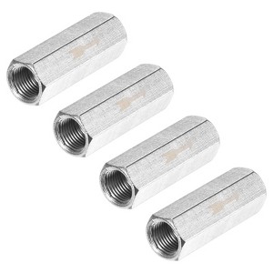 Unique Bargains Nickel Plated Copper One Way Female Threaded Air Check Valve Silver Tone - 1 of 4