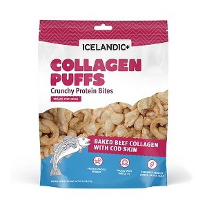 Icelandic+: Baked Beef Collagen w/ Cod Skin 2.5oz -  Treats For Med-Lg Dogs - 1 of 4
