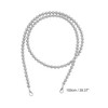 Unique Bargains Faux Pearl Handbag Strap Silver Tone 1 Pc - 2 of 4