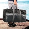 MaseiKar Foldable Travel Bag, 96L Large Sports Duffel, Lightweight Waterproof Tote Bag for Gym, Travel, Weekend Getaways, and Outdoor Activities - 2 of 4