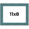 PosterPalooza | Photo Size Simple Blue Picture Frame - UV Acrylic, Foam Board Backing, Hanging Hardware - 2 of 4
