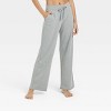 Women's French Terry Wide Leg Lounge Pants - Colsie™ - image 2 of 3