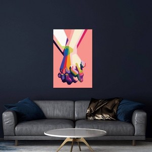 iCanvas Hold My Hand by Dayat Banggai Canvas Print Wall Art - 1 of 3