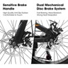 Aukfa 20-Inch Fat Tire Mountain Bike for Adults, 7-Speed, Dual Disc Brakes, Front Suspension, High Carbon Steel Frame, City & Trail Ready - 2 of 4