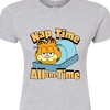Women's - Garfield - Nap Time All The Time Fitted Graphic T-Shirt - 2 of 3