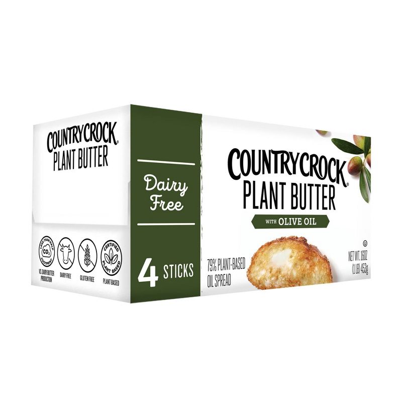 Country Crock Plant Based Olive Oil Butter Sticks - 16oz, 4 of 9