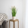 Northlight 24" Artificial Onion Grass Plant in Black Pot - image 2 of 4