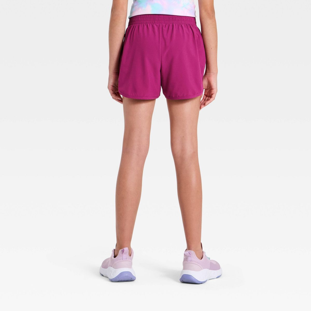 Girls' Mid-Rise Run Shorts - All In Motion™ - thumbnail 8