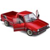 1982 Volkswagen MK1 Pickup Truck Custom Red Metallic with Stripes 1/18 Diecast Model Car by Solido - 2 of 4