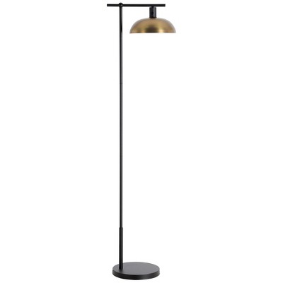 Hudson and Canal 68" Metal Floor Lamp with Metal Shade