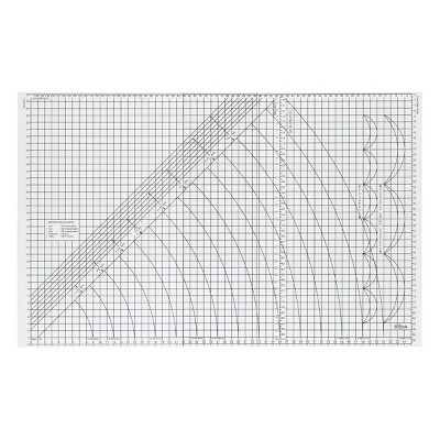 Adjustable Silver and White Folding Cutting Table with Grid Top